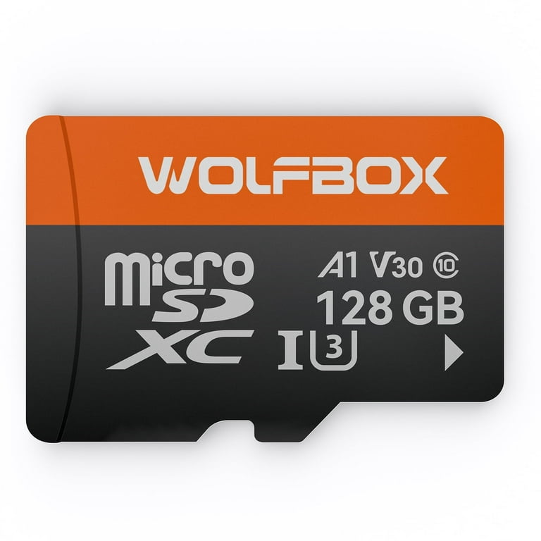 WOLFBOX 128GB SD Card Class 10 U3 for WOLFBOX All Dash Cam/Car