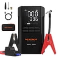 thumbnail image 1 of WOLFBOX JS24AIR 4000A Jump Starter with Air Compressor, 88.8Wh Portable Battery Booster (10L Gas/Diesel) with 65W Fast Charging Port, 12V Jump Box, 160PSI Tire Inflator, LED Light, Black, 1 of 12