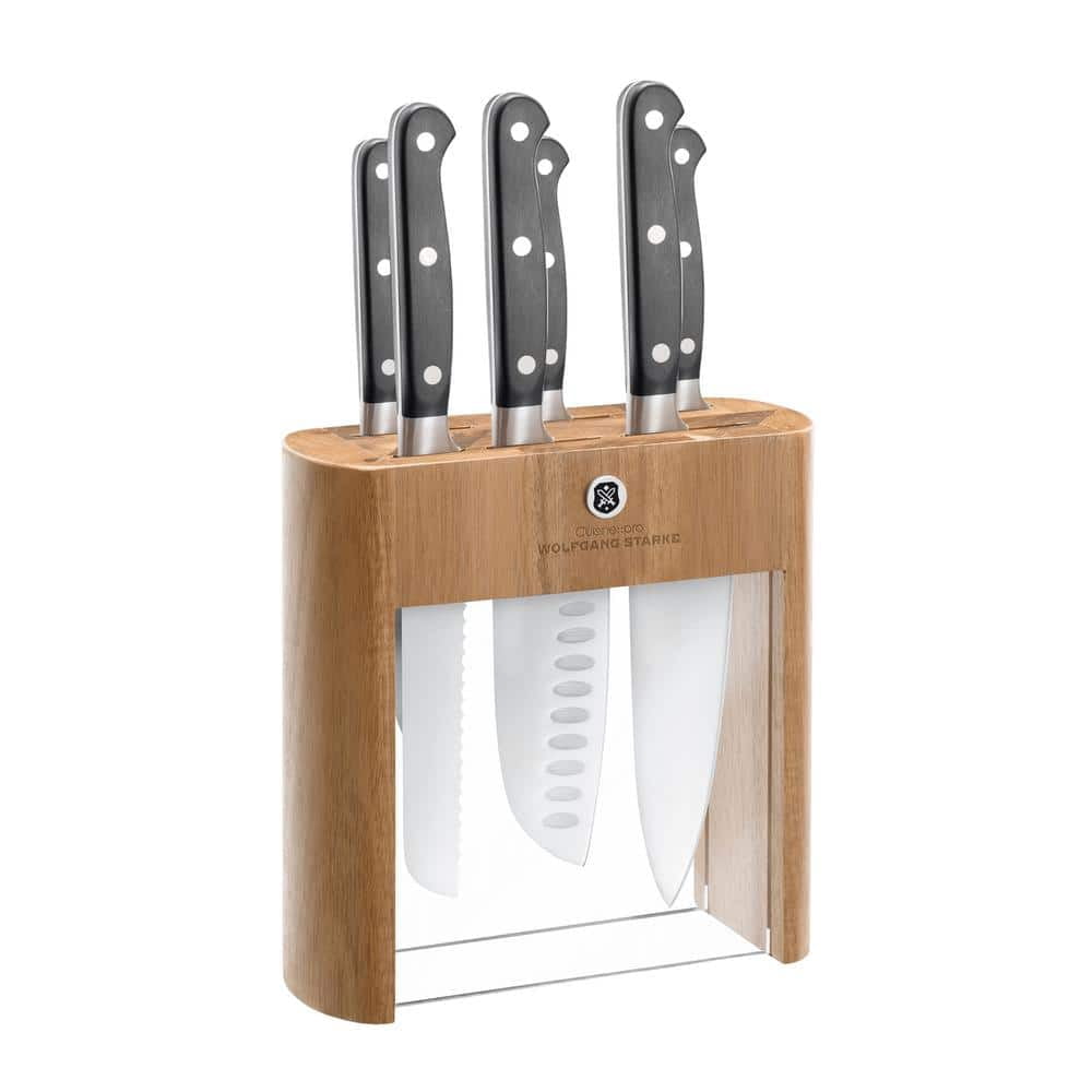 Cuisine::pro Wolfgang Starke 3-Piece Stainless Steel Knife Starter Set - Santoku, Utility, & Paring Knives