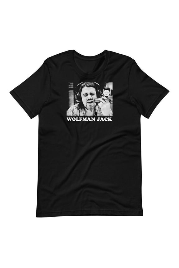 WOLFMAN JACK Artwork Graphic Tee Shirt Unisex t-shirt