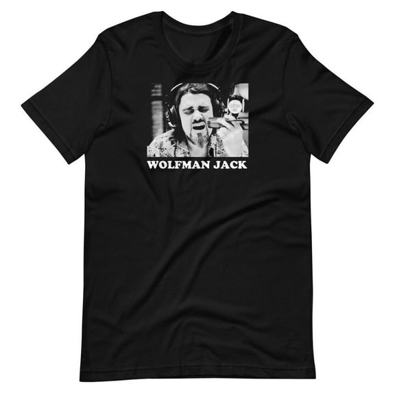 WOLFMAN JACK Artwork Graphic Tee Shirt Unisex t-shirt