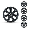 thumbnail image 1 of WOLFSTORM 14" Wheel Covers & Hub Caps ABS Black, 4 Pack, 1 of 9