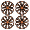 thumbnail image 1 of WOLFSTORM 15 Inch Wheel Covers Snap On Black & Red fits R15 Tire & Steel Rim, 4 Pcs, 1 of 7