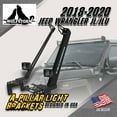 thumbnail image 1 of WOLFSTORM A-Pillar 52 inch LED Light Bar Mount Bracket for 2018-2022 Jeep Wrangler JL JLU With 2x LED Work Light, 1 of 10