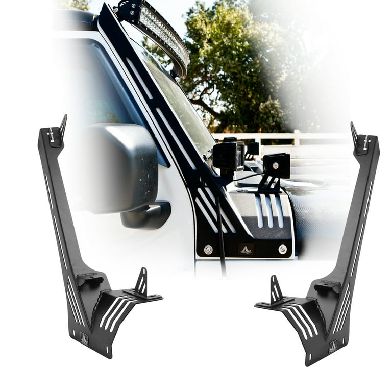 Dee Zee Jeep A-Pillar Light Brackets - 2018-19 Jeep JL Dee Zee Jeep A-Pillar Light Brackets - 2018-19 Jeep JL