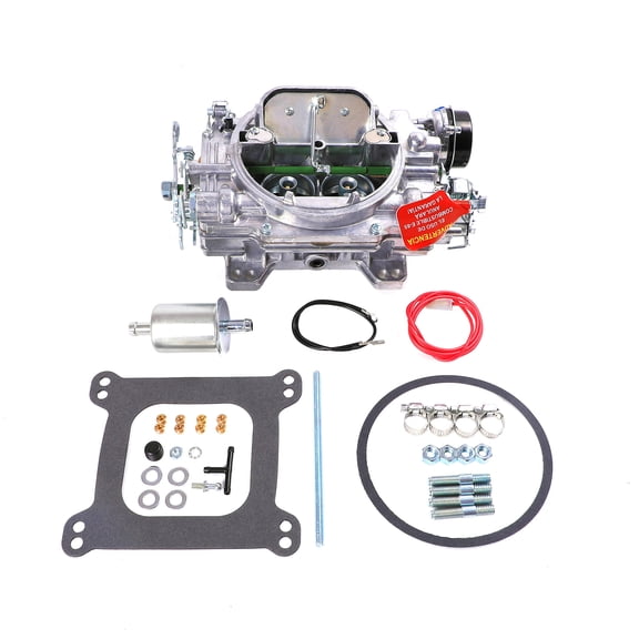 WOLFWO New Carburetor w/ Electric Choke Replace Edelbrock 1406 Performer 600 CFM 4bbl