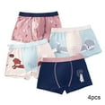 thumbnail image 1 of WOLLED 2-12 Years Boys Underwear Panties for Kids Soft Cotton Boxer Briefs Toddler Various Cute Patterns Four Corners Shorts 4 PCS, 1 of 9