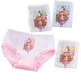 thumbnail image 1 of WOLLED 2-12 years Girls Underwear 4 Pack for Kids Various Print Panties Boxer Jock Toddler Cotton Boxer Briefs, 1 of 10