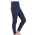 thumbnail image 1 of WOLLED 2-14Y Toddler Kids Girls Warm Bottoms Pants Youth Fall Winter Padded Cotton Leggings Baby High Waisted Elastic Bottoming Pants Inside Velvet School Uniform Pants, 1 of 7