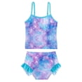 thumbnail image 1 of WOLLED 5-12Y Kids Girls Swimsuit Toddler Rash Guard Split Swimwear Summer Halter Bathing Suit, 1 of 9