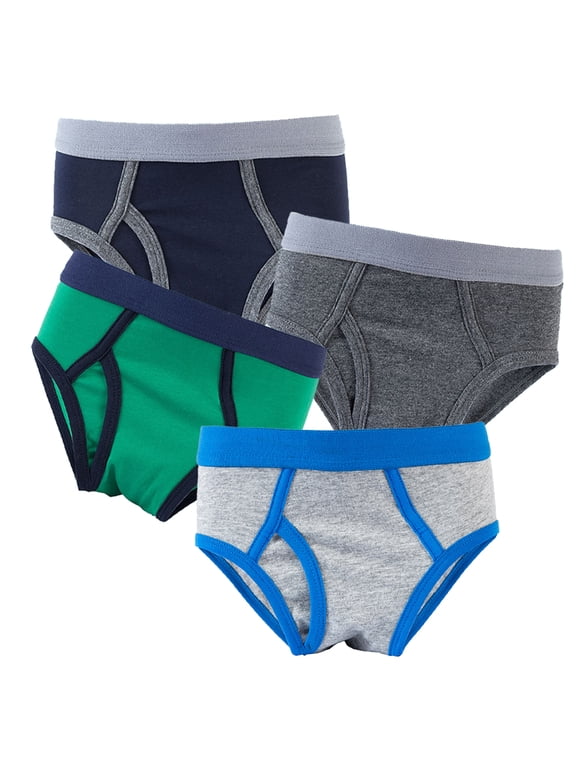 5Pcs Boys' and Toddler Underwear, kids triangle briefs Briefs Teen Solid Color Comfort Flex fashion Briefs,for 2-12Y