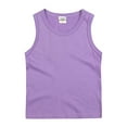 thumbnail image 1 of WOLLED Toddler Baby Boys T Shirt Tops Youth Kids Summer T Shirt Sleeveless Tops Solid Color Pullover Tees for 1-12Y, 1 of 7