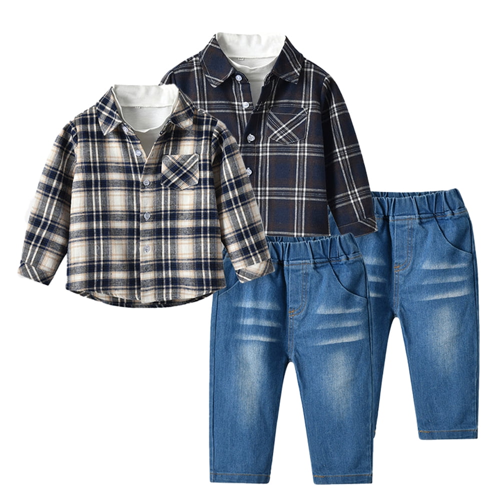 Jeans Amazon Year Boy Dress Yao Spring Autumn Baby Boys 3pcs