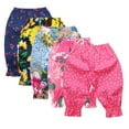 thumbnail image 1 of WOLLED Baby Toddler Summer Linen Harem Pants for Girls 1-9Y Elastic Waist Casual Cotton Bloomers Trousers Kids Spring Fall Soft Floral Long Pants, 1 of 9