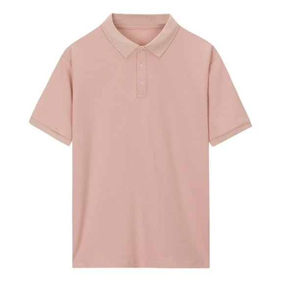 WOLLED Boys Girls Casual T-Shirt Tops for Toddler Kids Short Sleeve Solid Color Shirt Teen Summer Lapel Pullover Tees for 3-15 Years