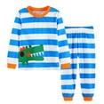 WOLLED Cotton Pajamas Outfit for Boys Kids Printed Shirt +elastic Pants