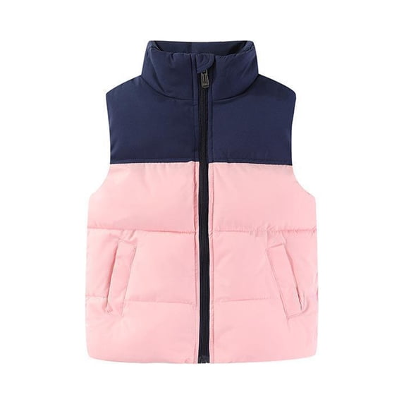 WOLLED Down Cotton Vest Outerwear for Boys Girls Toddler Kids Fall Winter Padded and Thickened Warm Horse Jacket Zipper Coats Snowsuit
