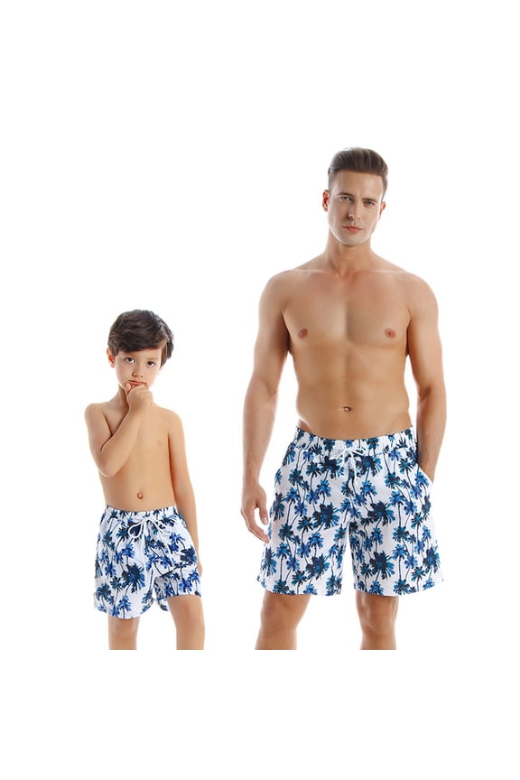 Father Son Matching Swim Trunks, Matching Swim Shorts, Dad Son Matching Swim Trunks