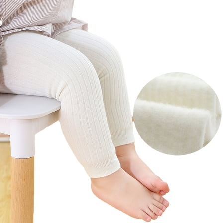 WOLLED Girls Thickened Pantyhose Baby Toddler Winter Warm Leggings Pants 0-8Y Newborn Solid Color Bottoms Kids Tights Capris