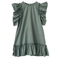 WOLLED Infant Girls Ruffle Sleeveless Princess Dress Summer Casual