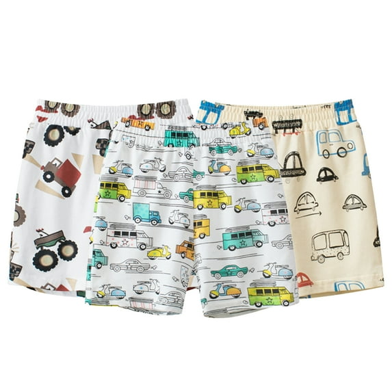 WOLLED Kids Baby Boys Cartoon Shorts Summer Fashion Cotton Shorts for Toddler Elastic Shorts Pants 8-9 Years