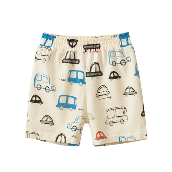 WOLLED Kids Baby Boys Cartoon Shorts Summer Fashion Cotton Shorts for Toddler Elastic Shorts Pants 8-9 Years