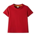 thumbnail image 1 of WOLLED Kids Baby Boys Cotton Tank T-Shirt Toddler Solid Color Short Sleeve Tees Shirt for 1-12 Years, 1 of 9
