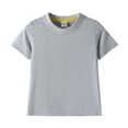 thumbnail image 1 of WOLLED Kids Baby Boys Cotton Tank T-Shirt Toddler Solid Color Short Sleeve Tees Shirt for 1-12 Years, 1 of 9
