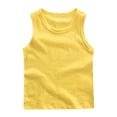 thumbnail image 1 of WOLLED Kids Baby Boys Cotton Tank T-Shirt Toddler Solid Color Sleeveless Tees Shirt for 1-12 Years, 1 of 8