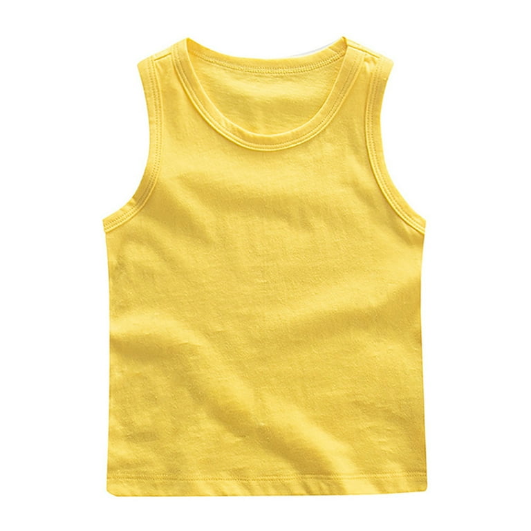Cotton Solid Color Mini Sleeveless Tops Cotton Solid Color Mini Sleeveless Tops
