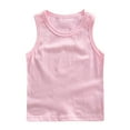 thumbnail image 1 of WOLLED Kids Baby Boys Cotton Tank T-Shirt Toddler Solid Color Sleeveless Tees Shirt for 1-12 Years, 1 of 9