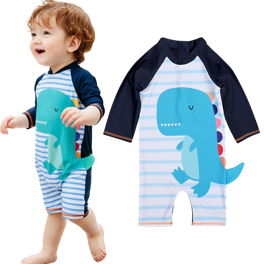 WOLLED Kids Baby Boys OnePiece Swimsuits Toddler Fashion Short Sleeve