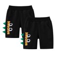 thumbnail image 1 of WOLLED Kids Baby Boys Sweatpants Shorts Toddler Elastic Shorts Ferrous Cotton Joggers Kids Cute Prints Five Point Boys Summer Active Casual Shorts for 1-9Y, 1 of 8