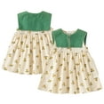 thumbnail image 1 of WOLLED Kids Baby Girls Cute Dresses Toddler Sweet Sleeveless Princess Dress Summer Soft Cotton Sundress Dress for 12m-8 Years, 1 of 9