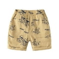 thumbnail image 1 of WOLLED Kids Baby Shorts Pants Boys Pure Colour Pocket Flap Shorts 1-8Y Toddler Fashionable Elastic Trousers, 1 of 9