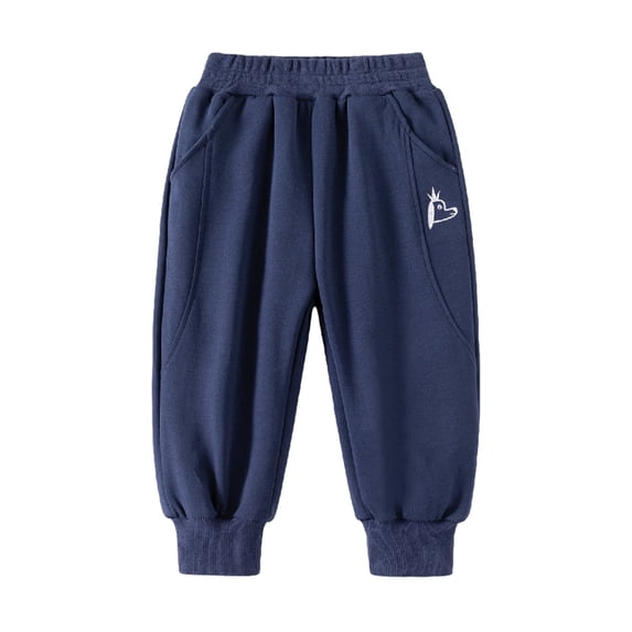 WOLLED Kids Baby Trousers Pants Boys Cotton Spring Sweatpants Trousers Toddler Fashionable Joggers Pocket Trousers for 1-8Y