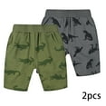 thumbnail image 1 of WOLLED Kids Boys Casual Shorts 2 Pack Toddler Cartoon Print Five Points Shorts for 1-9 Years, 1 of 9