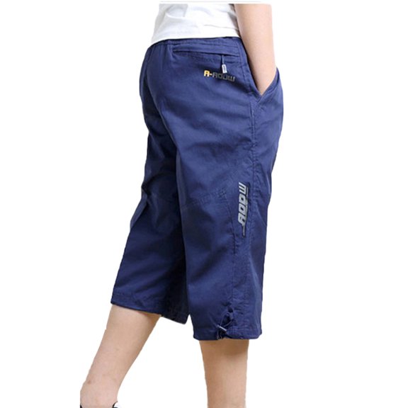 WOLLED Kids Boys Cotton Shorts Teenagers with Pocket Five Points Pants for 8-15 Years Summer Casual Sweat Shorts