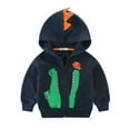 thumbnail image 1 of WOLLED Kids Boys Fall Jacket for 1-10 Years Toddler Long Sleeve Cartoon Sweatshirt Baby Casual Cardigan Jacket, 1 of 9