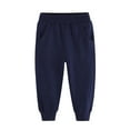 thumbnail image 1 of WOLLED Kids Boys Girls Cotton Long Trousers Summer Solid Color Elastic Waist Pants Toddler Jogging Sweat Pants for 1-9 T, 1 of 9