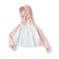 thumbnail image 1 of WOLLED Kids Boys Girls Ice Silk Sun Hoodie Toddler Long Sleeve Sun Protection Clothing Girls Solid Color Air-Conditioning Clothi for 3-12 T, 1 of 8
