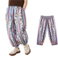 thumbnail image 1 of WOLLED Kids Boys Girls Loose Pants Toddler Printing Trousers for 2-12 Y Boys Anti-Mosquito Casual Pants, 1 of 10