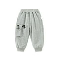 thumbnail image 1 of WOLLED Kids Boys Sweatpants with Cute Digger Pockets Boy's Active Athletic Casual Jogger Pants for Toddler 1-7 Years Old, 1 of 8