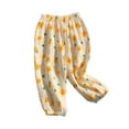 thumbnail image 1 of WOLLED Kids Girls Boys Pants Toddler Elastic Waist Trousers Spring Summer Cotton Casual Pants for 2-11 Y, 1 of 9