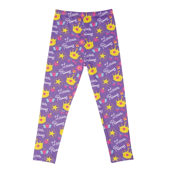 WOLLED Kids Girls Leggings Basic Trousers for Youth Fitting Slim Long Toddler Fashion Print Leggings Toddler Yoga Pants for 3-10Y