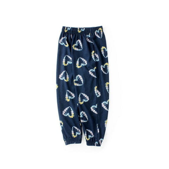 WOLLED Kids Toddler 100% Cotton Pants for Boys Breathable Casual Pants with Elastic Waist Stripes Cotton Pants 4-12Y