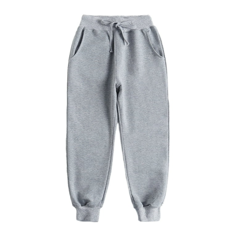 WOLLED Kids Toddler Boys Girls Jogger Sweat Pants Teenagers Spring