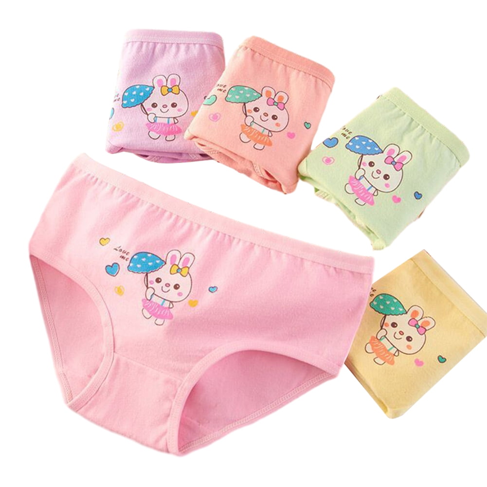 WOLLED Kids Toddler Girls Underwear 4 Pack Soft Breathable Boxer Briefs wolled-kids-toddler-girls-underwear-4-pack-soft-breathable-boxer-briefs