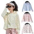 thumbnail image 1 of WOLLED Kids Toddler UPF 50+ Sun Shirt for Girls Boys Quick Dry Fit Sun Protection Clothing Baby Athletic Hoodie Jacket Coats 3-14T, 1 of 11