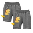 thumbnail image 1 of WOLLED Little Boys Casual Shorts for Kids Cotton Printing Pants Toddler Five Points Elastic Waist Sweat Shorts for 1-9 Years, 1 of 9